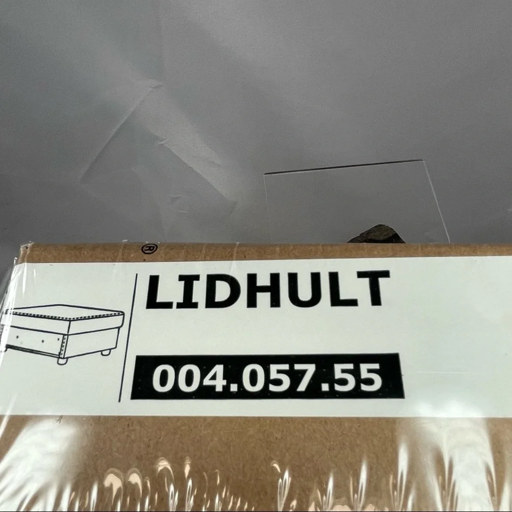 IKEA LIDHULT Gassebol Light Beige Open End Section w/Storage Cover 004.057.55